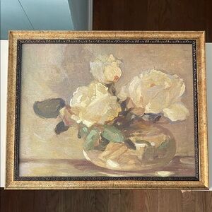 Framed Floral Still Life Print